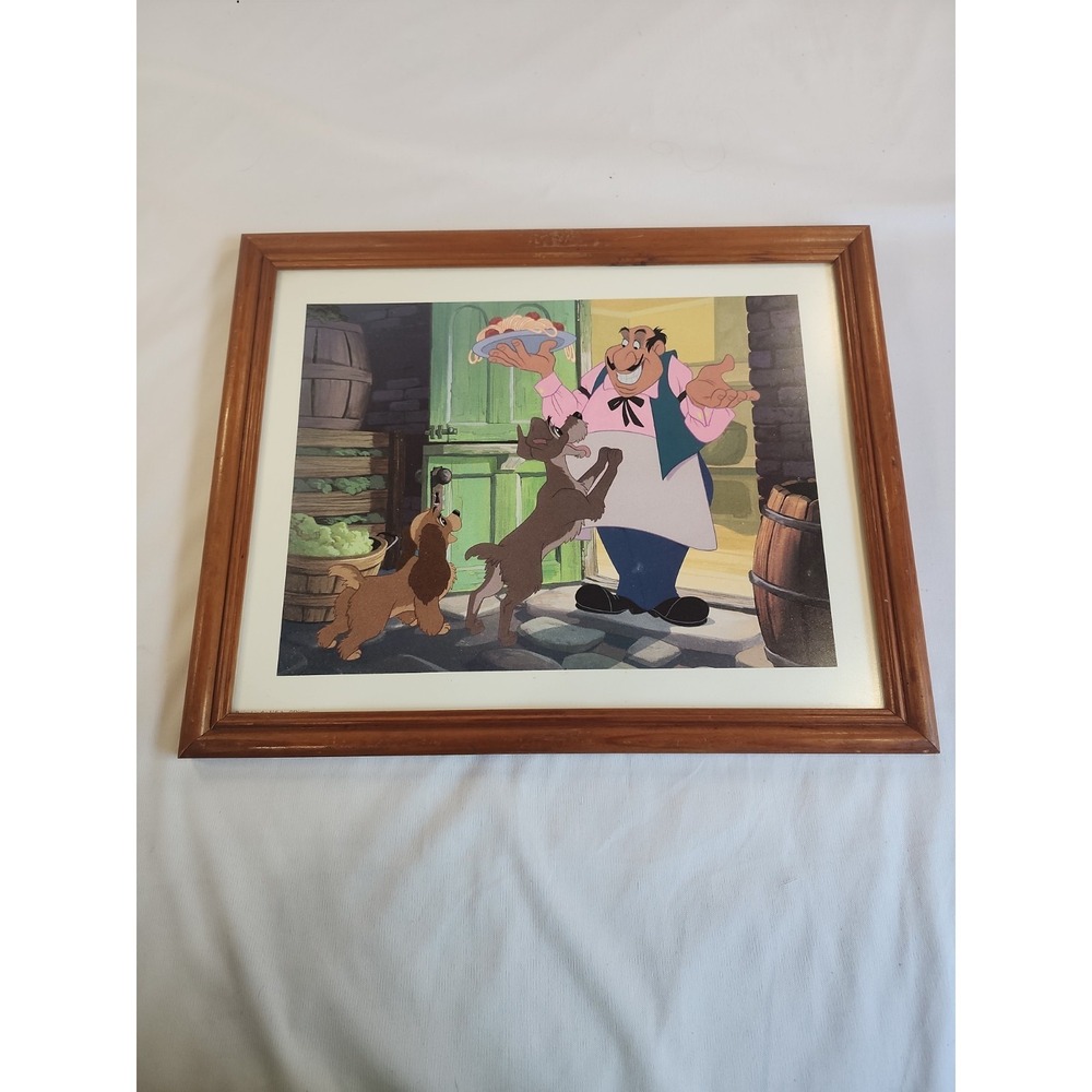 Walt Disney's Lady And The Tramp Titled "Tony's World-Famous Spaghetti